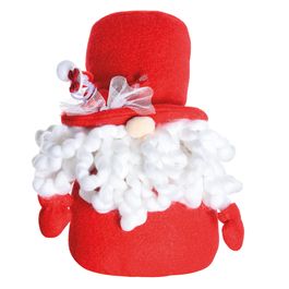 NOEL DECORATIVO VERMELHO / BRANCO