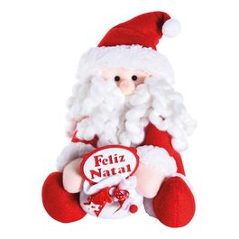 NOEL DECORATIVO VERMELHO / BRANCO
