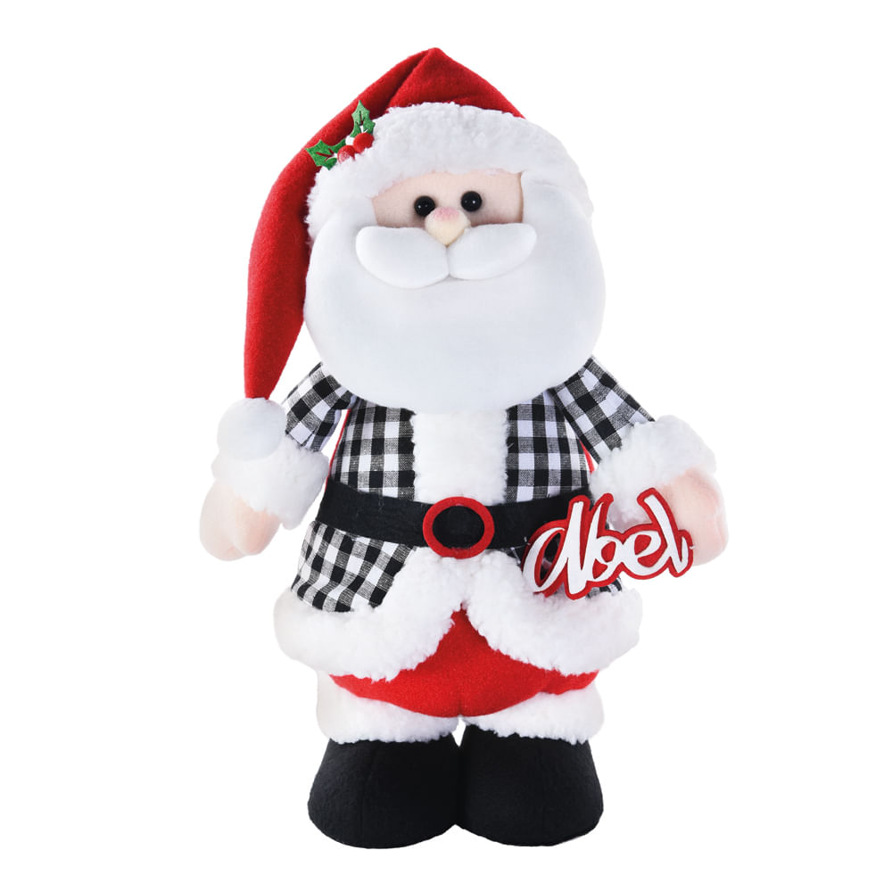 NOEL DECORATIVO VERMELHO / VERDE / BRANCO - Loja Cromus