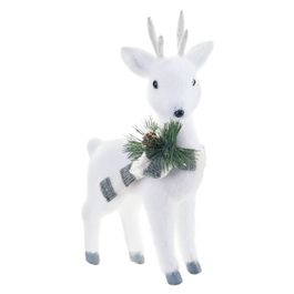 Rena Com Cachecol Branco/Vermelho