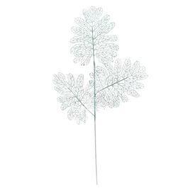 PICK DECORATIVO FOLHAS VERDE