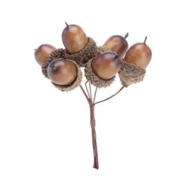PICK DECORATIVO COM FRUTAS MARROM