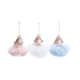 ANJO DECORATIVO BRANCO / ROSA