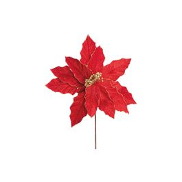 FLOR DECORATIVA CABO CURTO VERMELHO