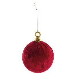Bola Veludo Vermelho