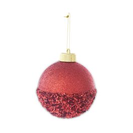 Bola Com Glitter Vermelho
