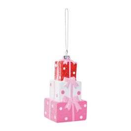 Enfeite Natalino Rosa / Branco / Vermelho