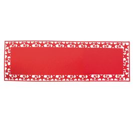 Caminho De Mesa Vermelho