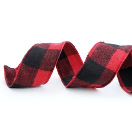 Fita Aramada Xadrez Vermelho/Vermelho