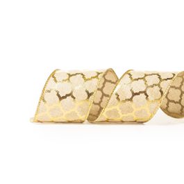 Fita Colmeia Natural/Ouro