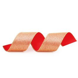 Fita Glitter Vermelho/Ouro