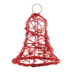 Sino Decorativo Rattan Vermelho