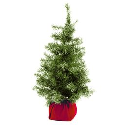 MINI ARVORE DE NATAL COM VASO VERDE