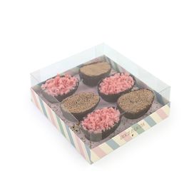 Caixa Degustação Para Mini Ovos Doce Páscoa