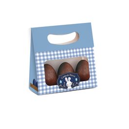 Mini Caixa Plus Com Visor Contos De Páscoa Azul