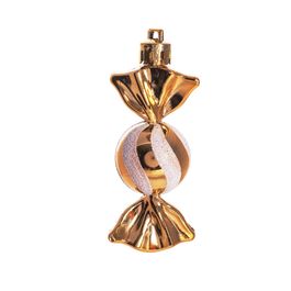 Enfeite Bala Ouro Branco