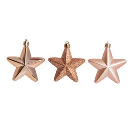 ESTRELA DECORATIVA ROSA ESCURO