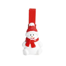 PRENDEDOR VERMELHO / BRANCO