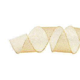 Fita Tela Estrelas Ouro