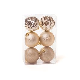 Bola Com Glitter Texturizada Ondas Nude