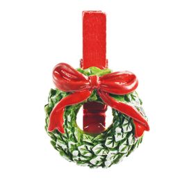 Prendedor Guirlanda Verde Escuro