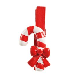 Prendedor Vermelho Branco