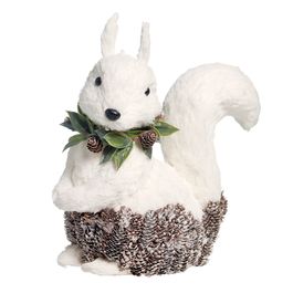 Esquilo Decorativo Branco