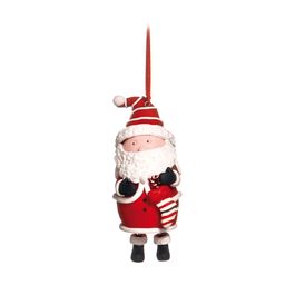 Enfeite Papai Noel Vermelho Branco