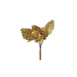 PICK DECORATIVO COM PINHAS OURO