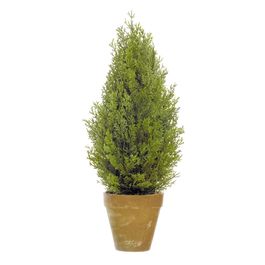 MINI ARVORE DE NATAL COM BASE VERDE CLARO