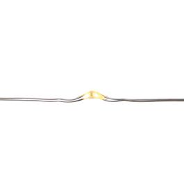 Cordão 30 Leds Claro Fio Prata A Pilha