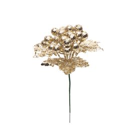 PICK DECORATIVO COM GLITTER NUDE
