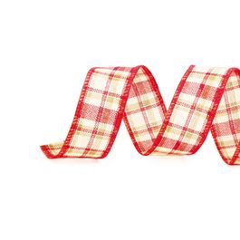 Fita Xadrez Vermelho/Verde