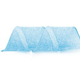 Fita Juta Lisa Azul Claro