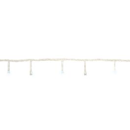 Cordao 100Leds 8Funções Fio Incolor Led Branco 127V