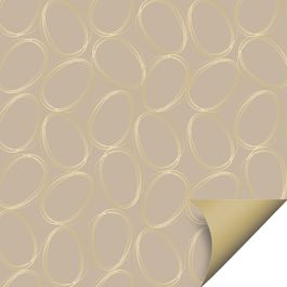Folha Double Face Tonal Fendi E Ouro