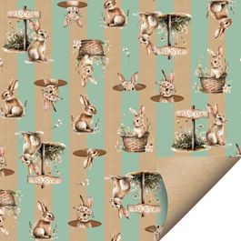 Papel Kraft Doce Páscoa Verde