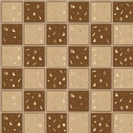 Papel Kraft Quinn Marrom E Ouro