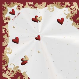 Express Escrito Nas Estrelas Vermelho / Ouro / Marfim