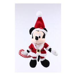 Mickey Noel Com Candy Cane Vermelho Branco Preto