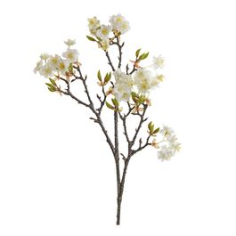 HASTE DE FLOR DE CEREJEIRA X33 85 CM - BRANCO