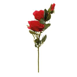 HASTE DE ROSAS X3 54 CM - VERMELHO