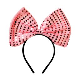 Tiara Laco com Paetê Rosa