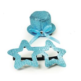 Kit Presilha/Óculos Estrela Azul
