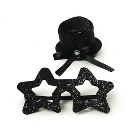 Kit Presilha/Óculos Estrela Preto