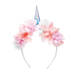 Tiara Unicórnio c/ Flores
