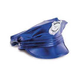 Quepe Policial Gloss Azul