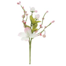 Galho Com Flores/Ovos Ros(Fondant) UN  C/1 PC