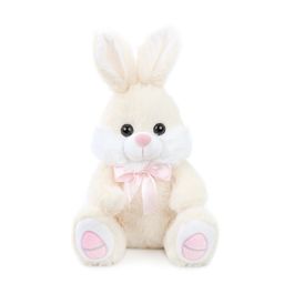 Coelho Pelucia C/ Laco Ros 25Cm  (Kids) UN  C/1 PC