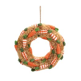 Guirlanda c/ Cenouras - Verde / Laranja (Fondant)